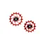 Hope 16/14T Jockey Wheels For SRAM Eagle T-Type - Pair - Red