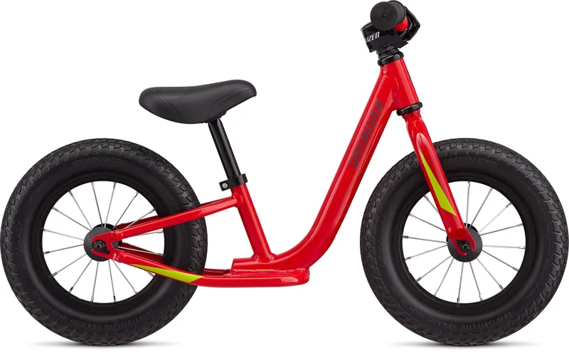 Specialized Hotwalk Kids Balance Bike - Gloss Flo Red/ Hyper Green