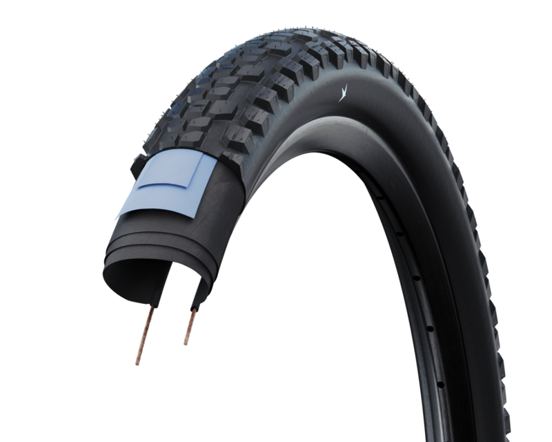 Schwalbe Hybrid Johnny Watts Radial TLR Tyres - Black/ Black-2