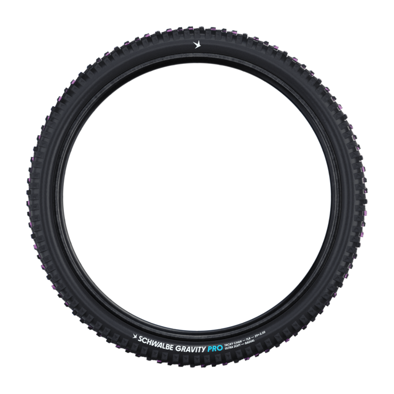 Schwalbe Tacky Chan Gravity Pro Ultra Soft TLR Radial Tyres - Black-1