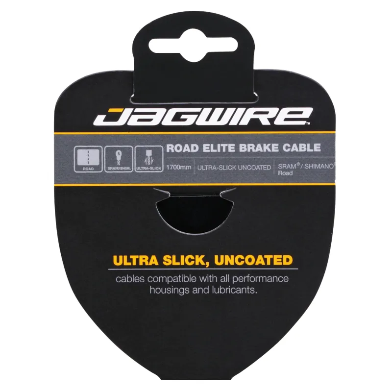 Elite Ultra-Slick Brake Cable 1.5x2000mm Polished Slick Stainless Campagnolo