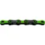 KMC X12 DLC 12 Speed Chain - 126 Links - Green / Black