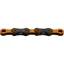 KMC X12 DLC 12 Speed Chain - 126 Links - Orange / Black