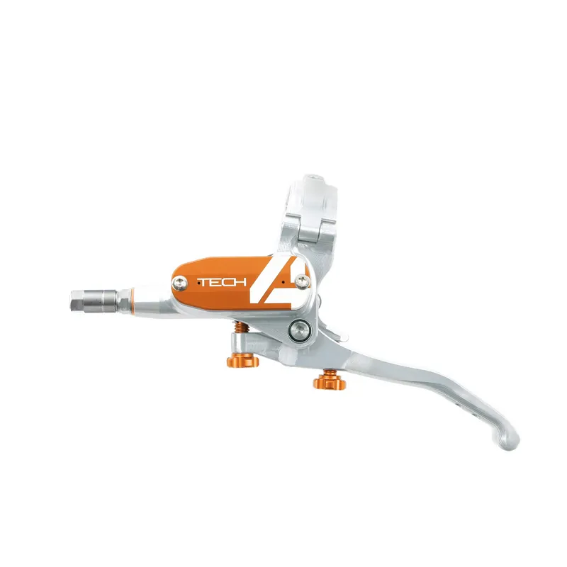 Hope Tech 4 Master Cylinder Complete - Silver/ Orange-1
