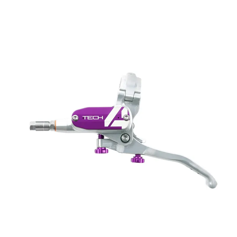 Hope Tech 4 Master Cylinder Complete - Silver/ Purple-1