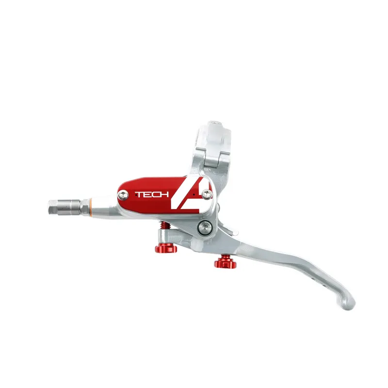 Hope Tech 4 Master Cylinder Complete - Silver/ Red-1