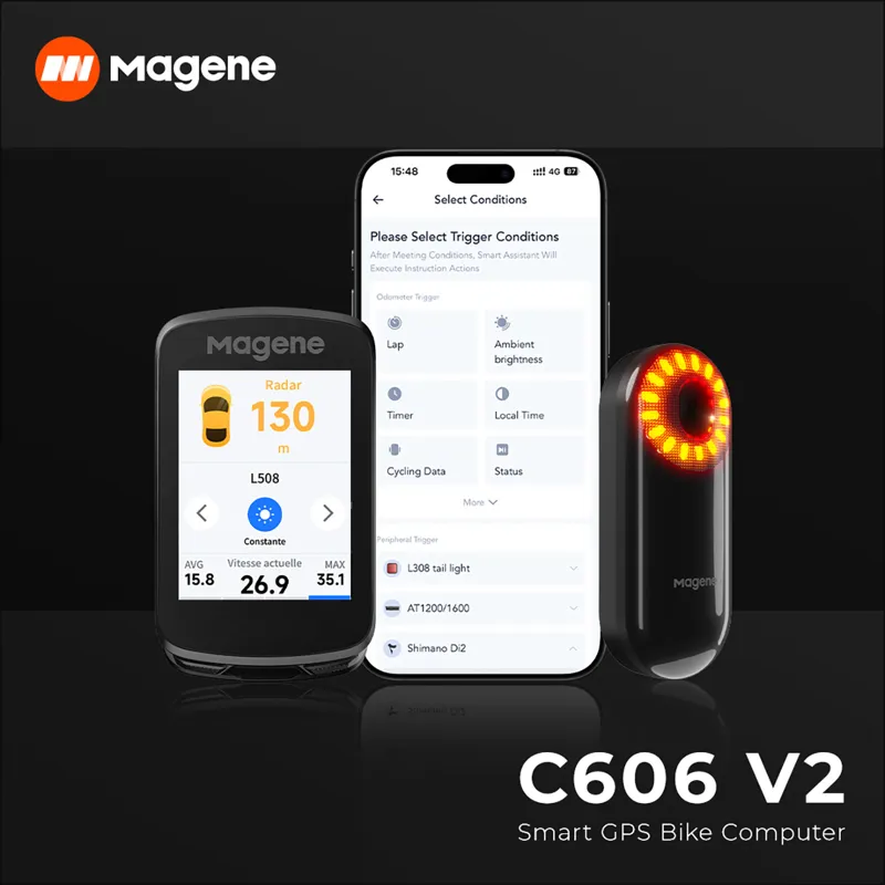Magene C606 V2 Smart GPS Bike Computer - Black-6
