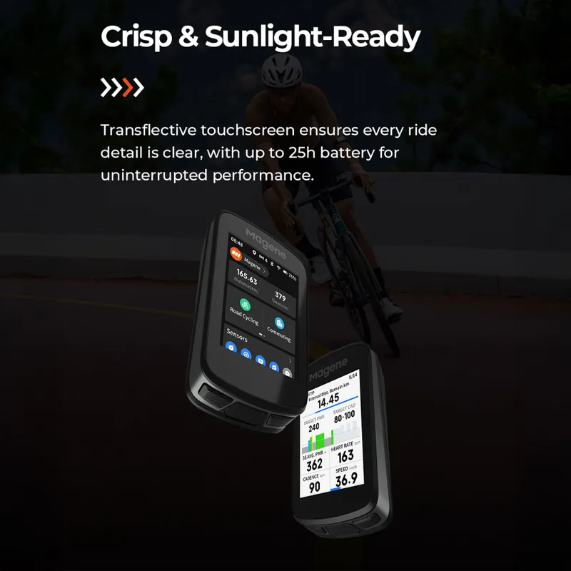 Magene C606 Pro Smart GPS Bike Computer - Black-9