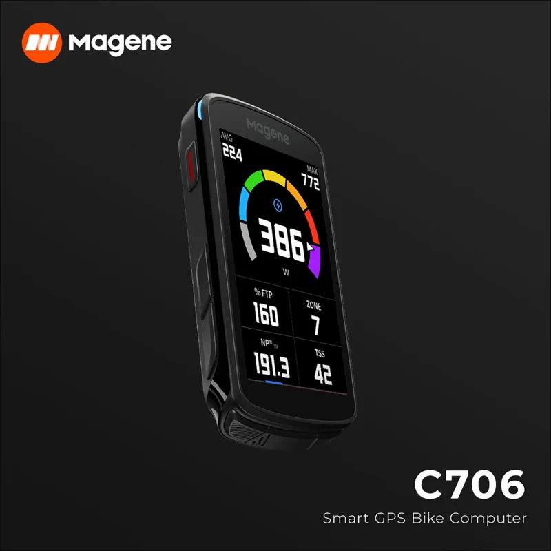 Magene C706 Smart GPS Bike Computer - Black-8