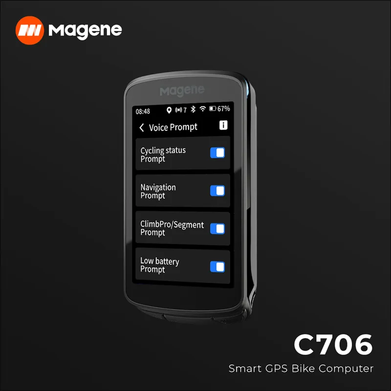 Magene C706 Smart GPS Bike Computer - Black-9