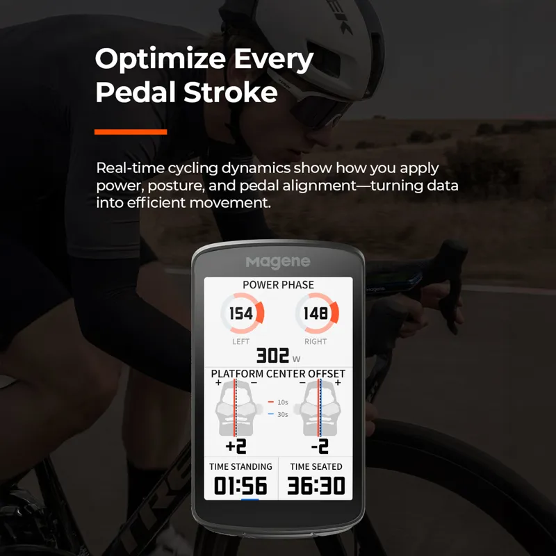 Magene C706 Smart GPS Bike Computer - Black-5