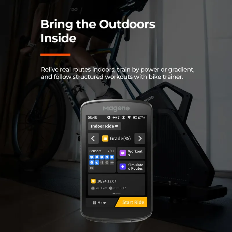 Magene C706 Smart GPS Bike Computer - Black-6