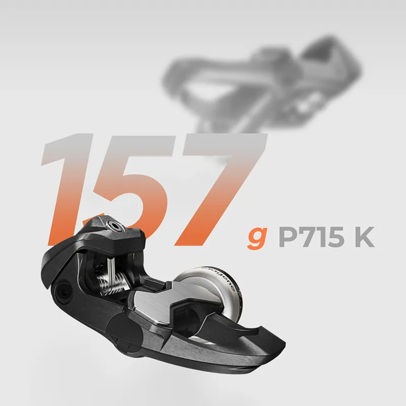 Megane P715 Power Meter Clipless Road Pedals - Black-8