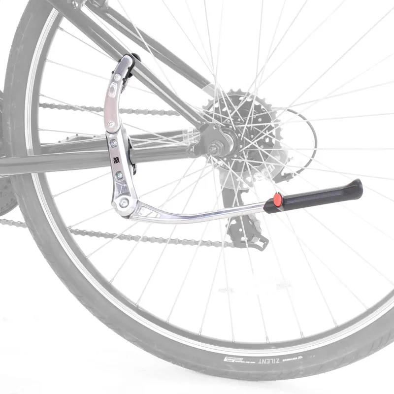 M Part Essential Adjustable Kickstand 20-29 Inch Wheel - Silver-2