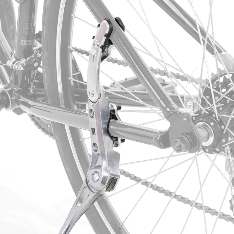 M Part Essential Adjustable Kickstand 20-29 Inch Wheel - Silver-3