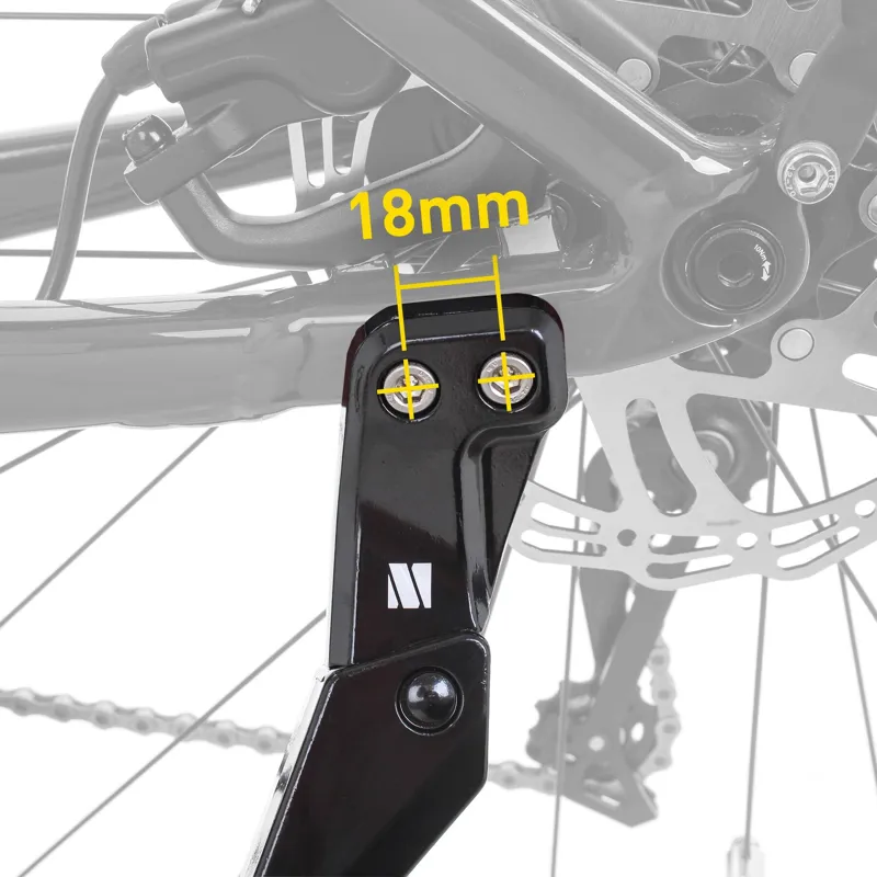 M Part Primo Adjustable Kickstand 24-29 Inch Wheel 30kg Rating 18mm Direct Mount-4