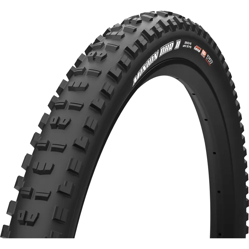 Maxxis Minion DHR II MaxxTerra 60TPI EXO+ TR Tyres - Black