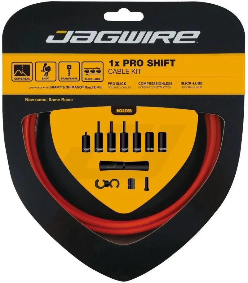 Jagwire 1X Pro Shift Gear Cable Kit - Orange