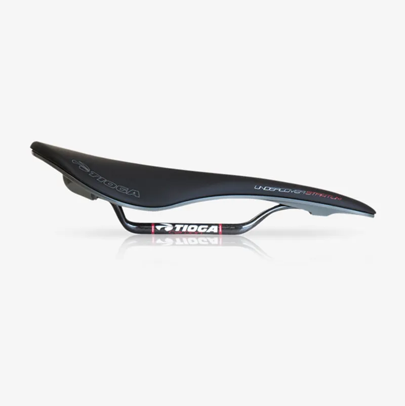 Tioga Undercover Stratum Saddle - Carbon Rail - Black-1