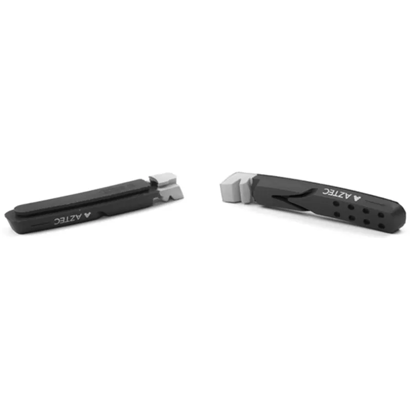 Aztec V-Type Kevlar Plus Brake Block Inserts W/Rim Rake - Grey