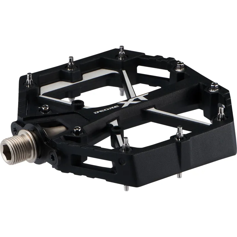 Shimano PD-M8240 XT Flat Platform Pedals - Black-3