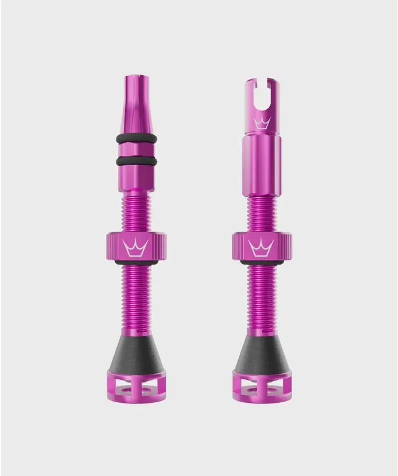 Peaty's Holeshot Fast Flow Tubeless Valves - Punch Pink-2