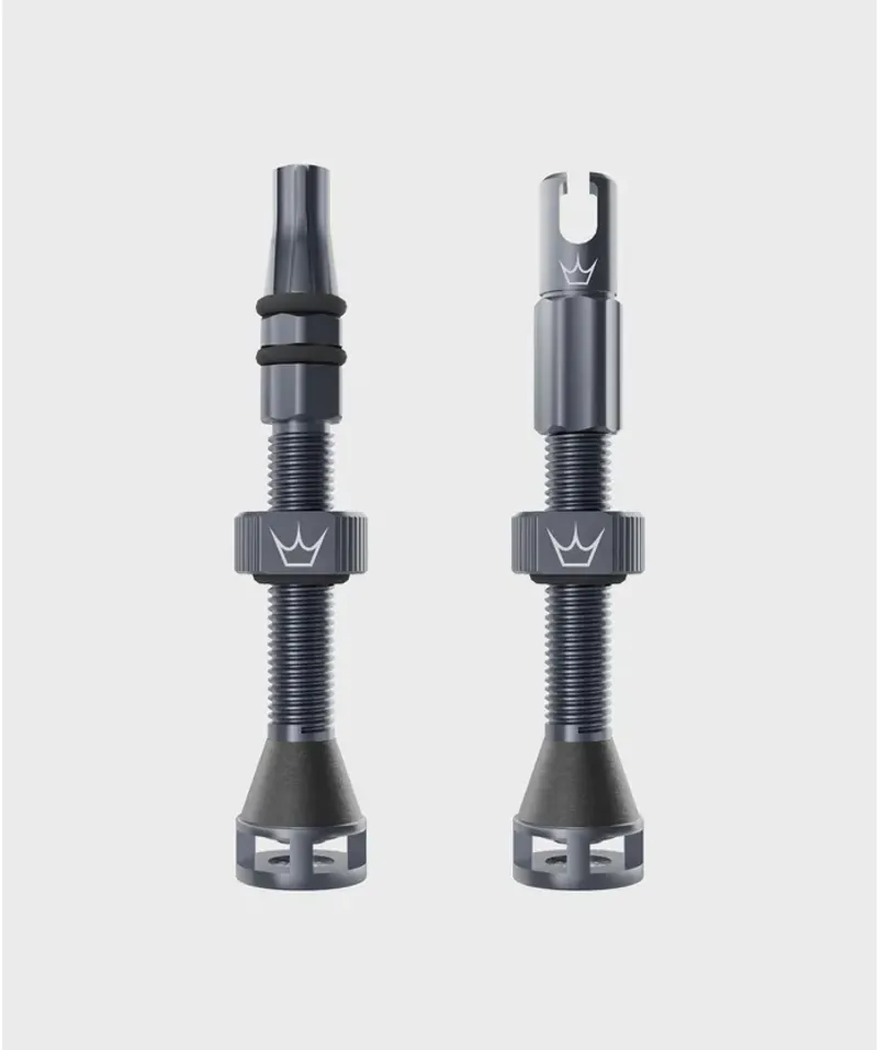 Peaty's Holeshot Fast FlowTubeless Valves - Slate Grey-2