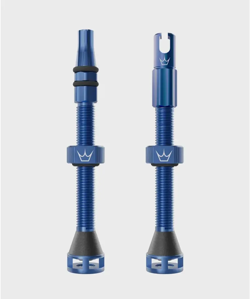 Peaty's Holeshot Fast Flow Tubeless Valves - Navy Blue-2