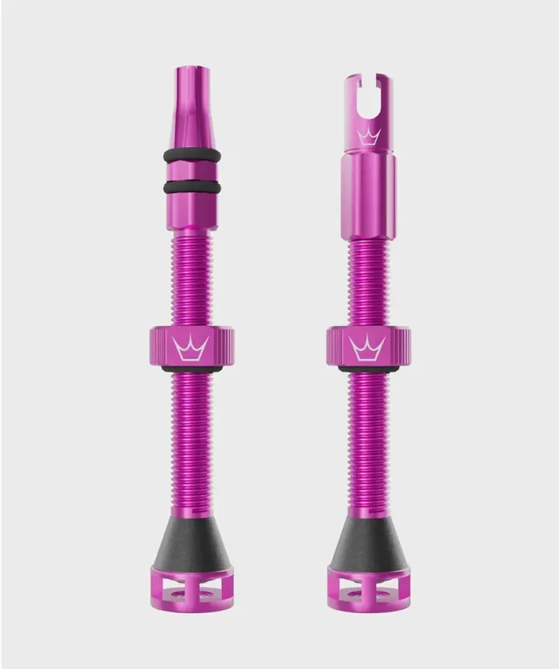 Peaty's Holeshot Fast Flow Tubeless Valves - Punch Pink-1