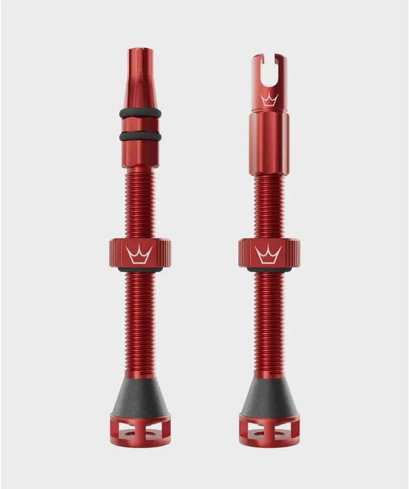 Peaty's Holeshot Fast Flow Tubeless Valves - Red-1