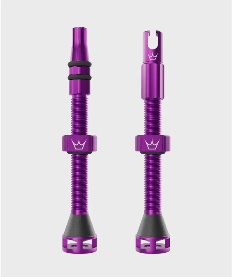 Peaty's Holeshot Fast Flow Tubeless Valves - Purple-2