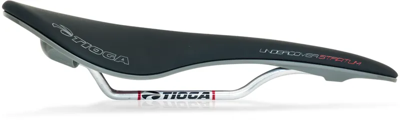 Tioga Undercover Stratum Saddle - CrMo Rail - Black