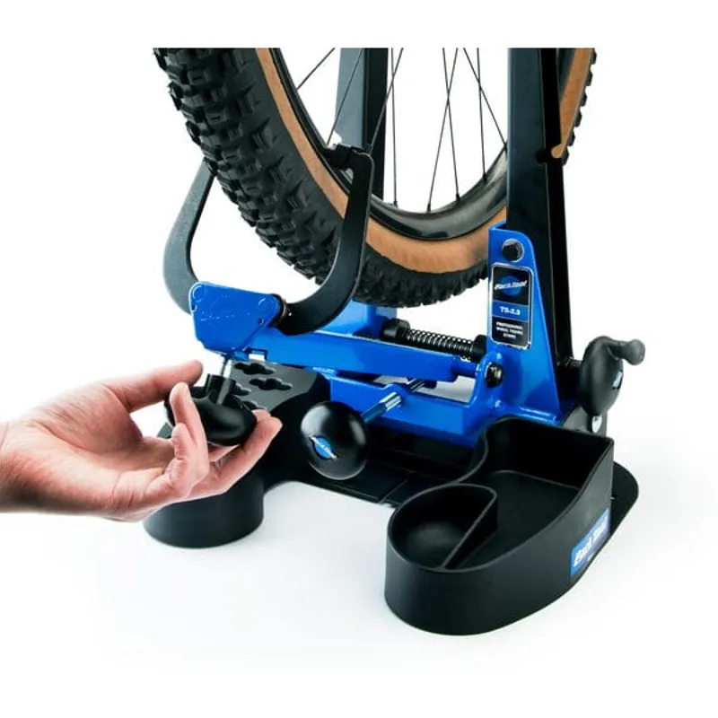 Park Tool TS-2.3 Professional Wheel Truing Stand - Blue-2