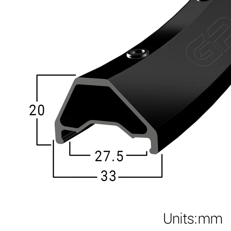 Halo Gravitas Alloy Mountain Bike Rims - Stealth Black-1