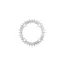 Hope R22 104 BCD Chainring - Silver