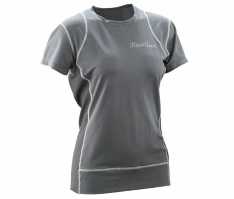 Race Face Womens Piper Short Sleeve Jersey - Gravel Grey