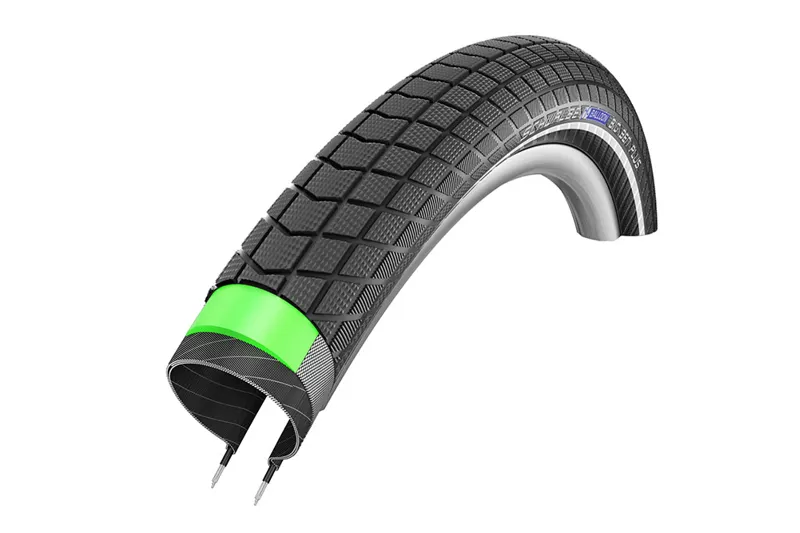 Schwalbe Big Ben Plus Tyre - Performance Reflective Green Guard