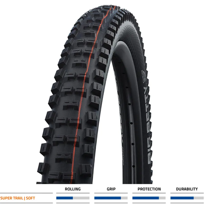 Schwalbe Big Betty Super Trail EVO Soft TLE Mountain Bike Tyres - Black