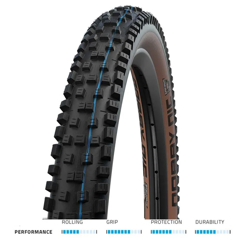 Schwalbe Nobby Nic Addix Performance Folding Tyres - Black/ Tan