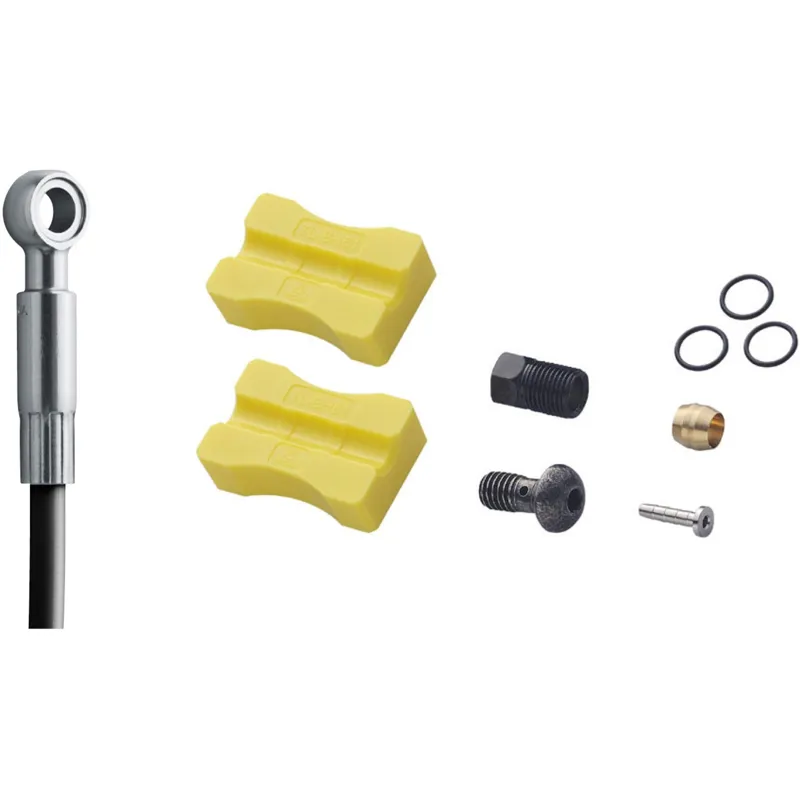 Shimano BH90 XT Brake Hose long straight banjo - Rear - 2000mm - Black