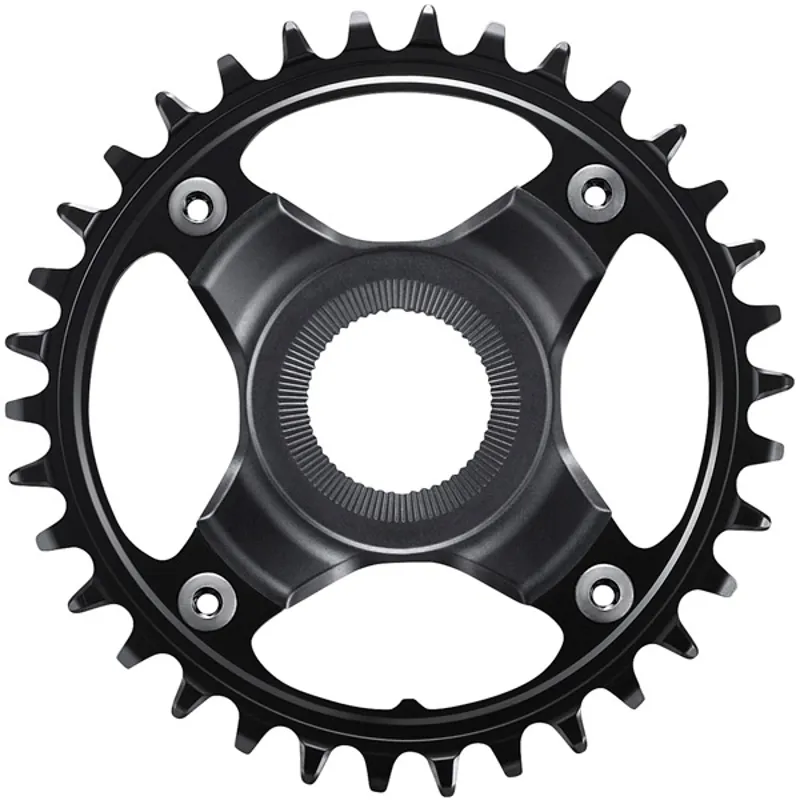 Shimano SM-CRE80 E.Bike Chainring - 34 Teeth - Black 