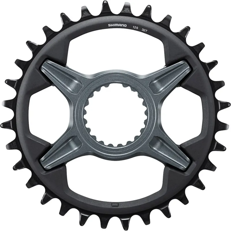 Shimano CRM75 SLX M7100/M7130 Single Chainring - Black/ Grey
