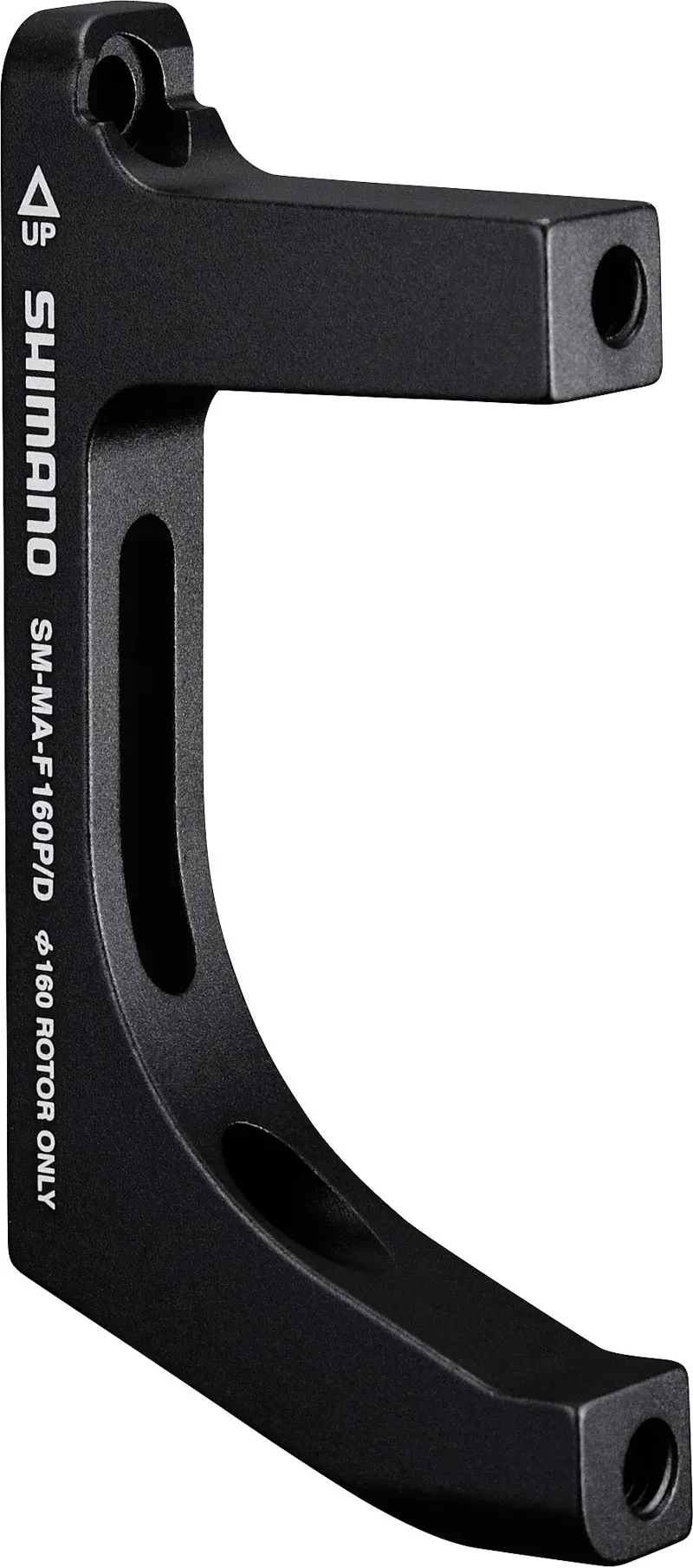 Shimano Post To Flat Mount Disc Brake Calliper Adapters - Black-1