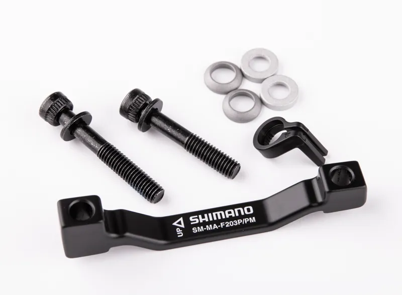 Shimano Post To Post Mount Disc Brake Calliper Adapters - Black