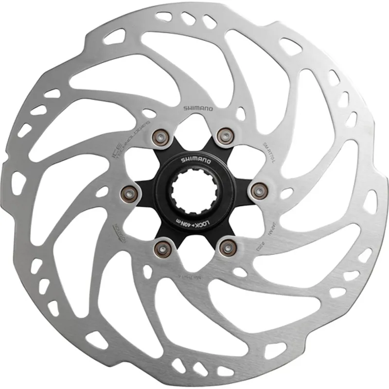 Shimano SM-RT70 Ice Tech Centre-Lock Disc Rotor - SIlver/Black