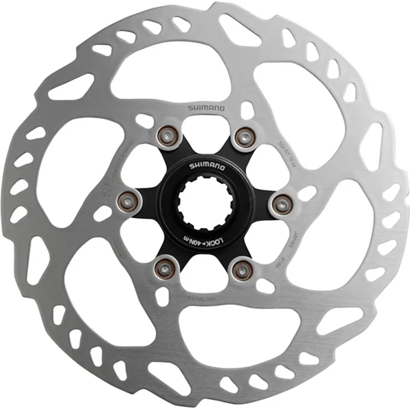 Shimano SM-RT70 Ice Tech Centre-Lock Disc Rotor - SIlver/Black-1