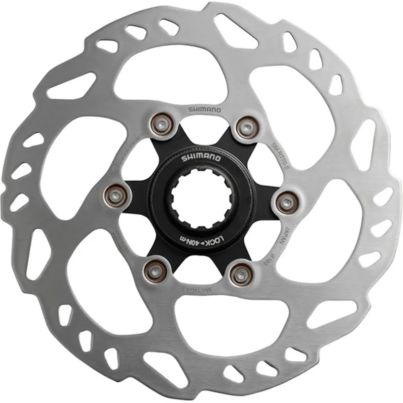 Shimano SM-RT70 Ice Tech Centre-Lock Disc Rotor - SIlver/Black-2