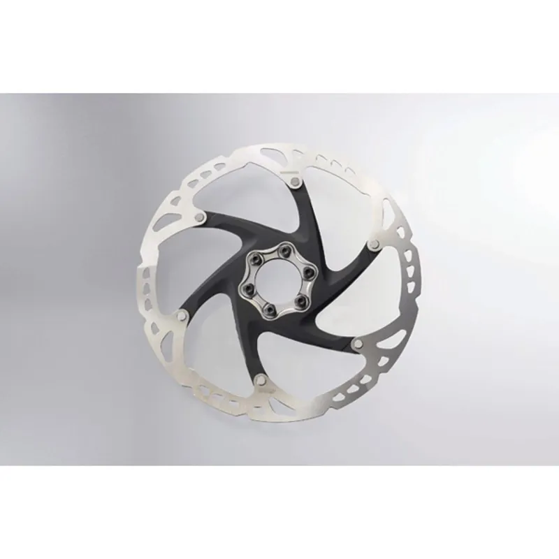 Shimano RT76 6-bolt Disc Brake Rotor - Silver/Black