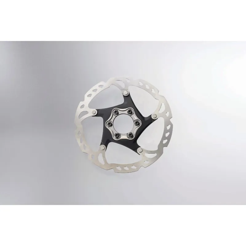 Shimano RT76 6-bolt Disc Brake Rotor - Silver/Black-2