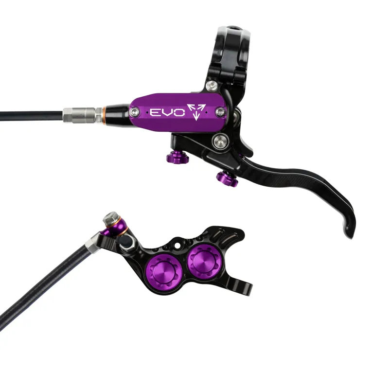 Hope Tech 4 Evo GR4 Disc Brakes - Black/ Purple-1